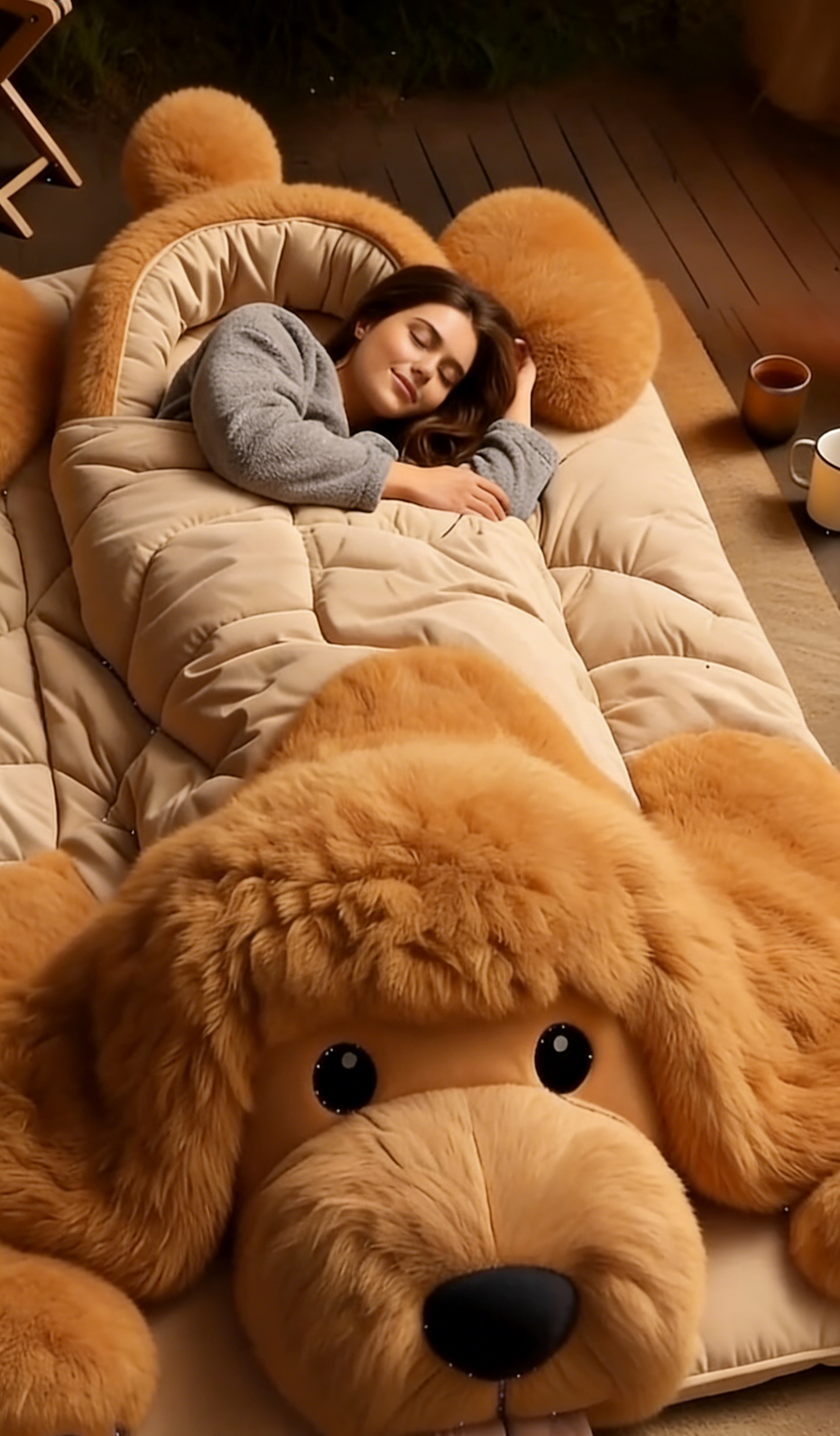 🔥HOT DEAL: 49% OFF!🔥 Wrap Yourself in Warmth with Our Dreamy Fluffy Sleeping Bag! ❄️➡️🌞