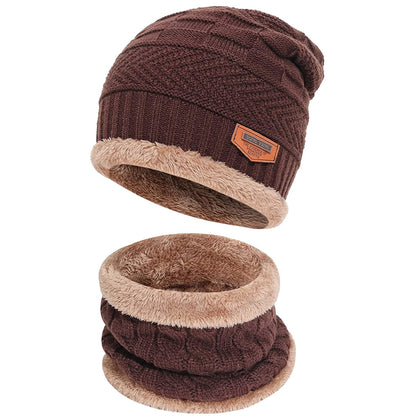 🔥𝗖𝗹𝗲𝗮𝗿𝗮𝗻𝗰𝗲 𝗦𝗮𝗹𝗲🌟Mens Womens Winter Beanie Hat Scarf Set Warm Knit Hat Thick Fleece Lined Winter Cap