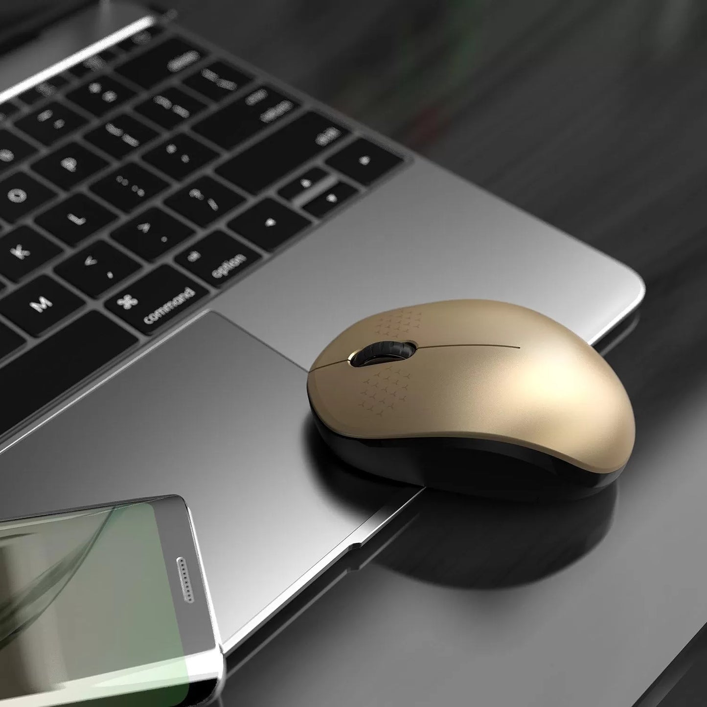 seenda Wireless Mouse, 2.4G Noiseless Mouse with USB Receiver - Portable Computer Mice for PC, Tablet, Laptop with Windows System - Mint Green