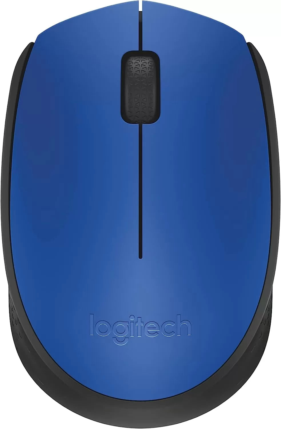 Logitech M170 Wireless Mouse for PC, Mac, Laptop, 2.4 GHz with USB Mini Receiver, Optical Tracking, 12-Months Battery Life, Ambidextrous - Blue Grey