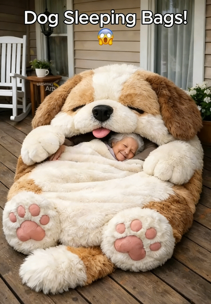 Fluffy sleeping bag– Soft, Warm & Purrfectly Cozy😴💤