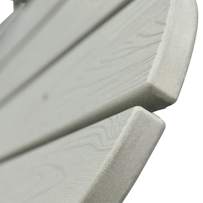 Ovios  Rocking Adirondack Chair 2-Piece Waterproof Plastic Frame