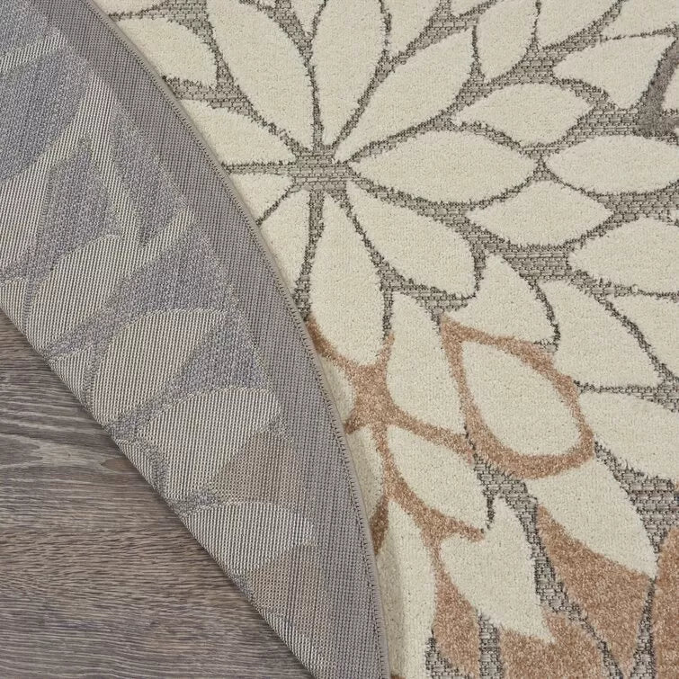 Rosario Navy/Ivory/Taupe Indoor/Outdoor Rug