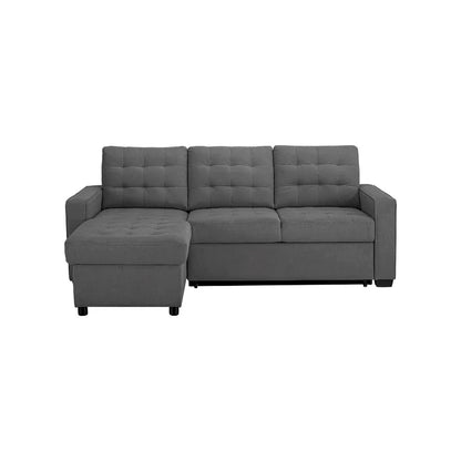 Serta Bryson 89.7" Reversible Convertible Sleeper Sofa & Chaise with Storage