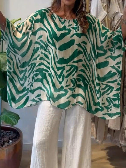 🔥Summer Arrivals🌟Loose-fitting Casual Printed Top