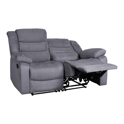 Modern 3-Piece Manual Reclining Living Room Sofa Set with Dropdown Table and Console