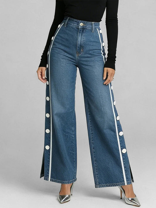 🔥Summer Arrivals🌟Stylish Casual Button-down Jeans