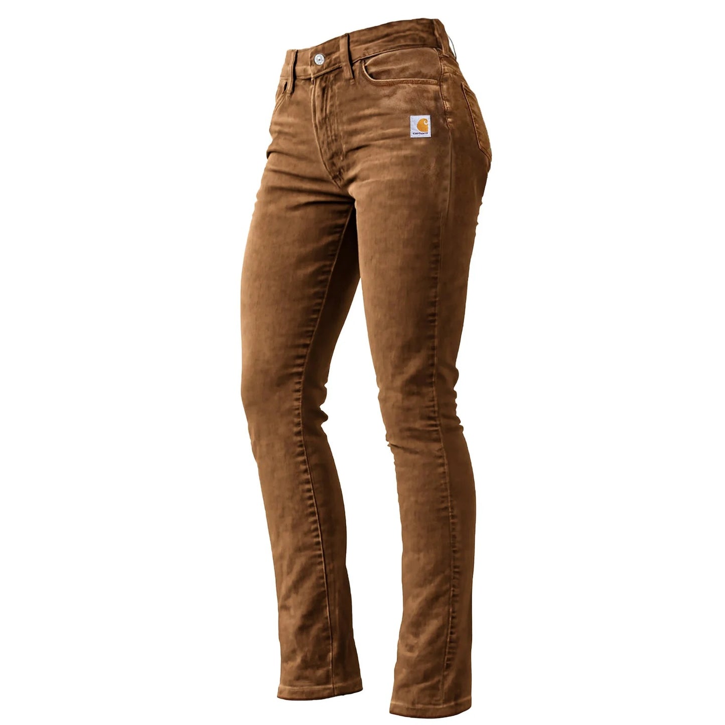 🔥𝗖𝗹𝗲𝗮𝗿𝗮𝗻𝗰𝗲 𝗦𝗮𝗹𝗲🌟Women's Vintage Brown Distressed Washed Pocket Stretch Skinny Pants Trousers