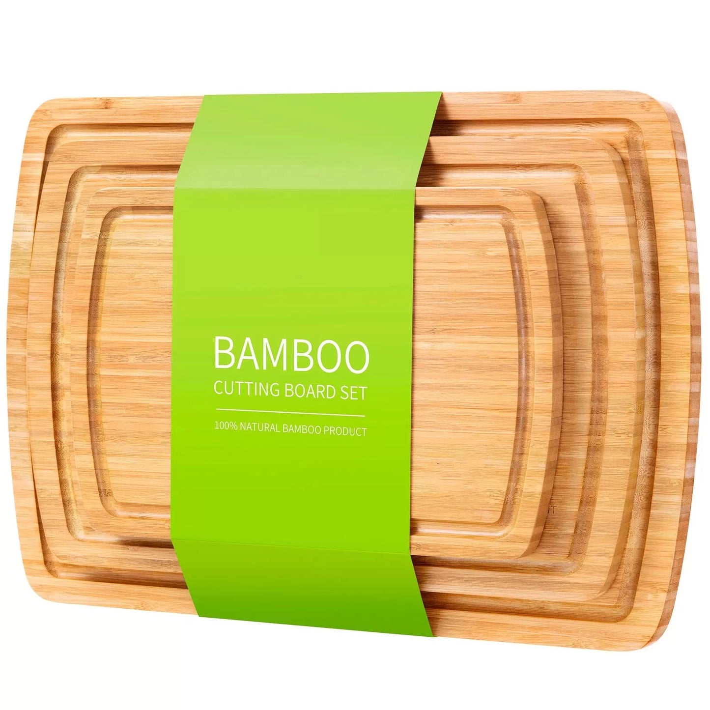 Bamboo Cutting Board Set of 3