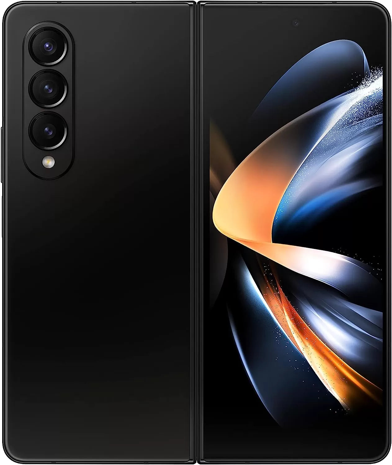 Galaxy Z Fold 4 Cell Phone, Factory Unlocked Android Smartphone, 256GB, Flex Mode, Hands Free Video, Multi Window View, Foldable Display, S Pen Compatible, US Version, 2022, Beige