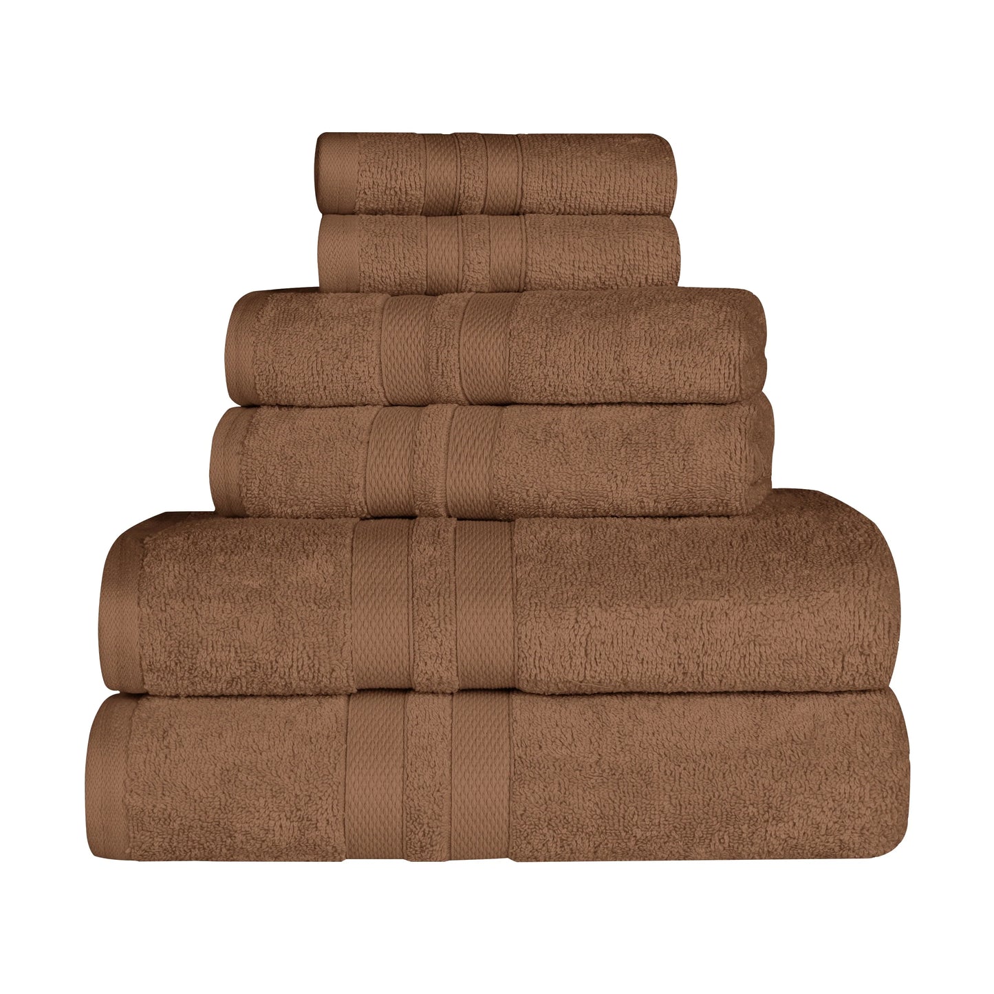Superior Cotton Quick-Drying 6 Piece Highly Absorbent Towel Set