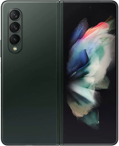 Galaxy Z Fold 3 5G Factory Unlocked Android Cell Phone US Version Smartphone Foldable Dual Screen Under Display Camera 256GB Storage, Phantom Black (Renewed)