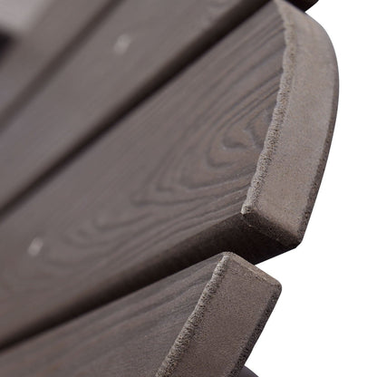 Ovios  Rocking Adirondack Chair 2-Piece Waterproof Plastic Frame