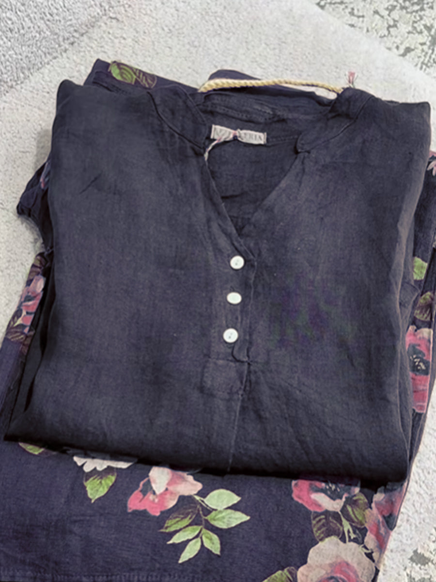 🔥Summer Arrivals🌟Women's  Casual Cotton And Linen Shirt