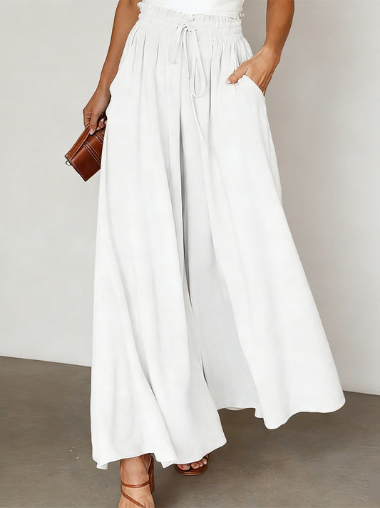 🔥Summer Arrivals🌟Women's Elastic Wide-leg High-waisted Trousers