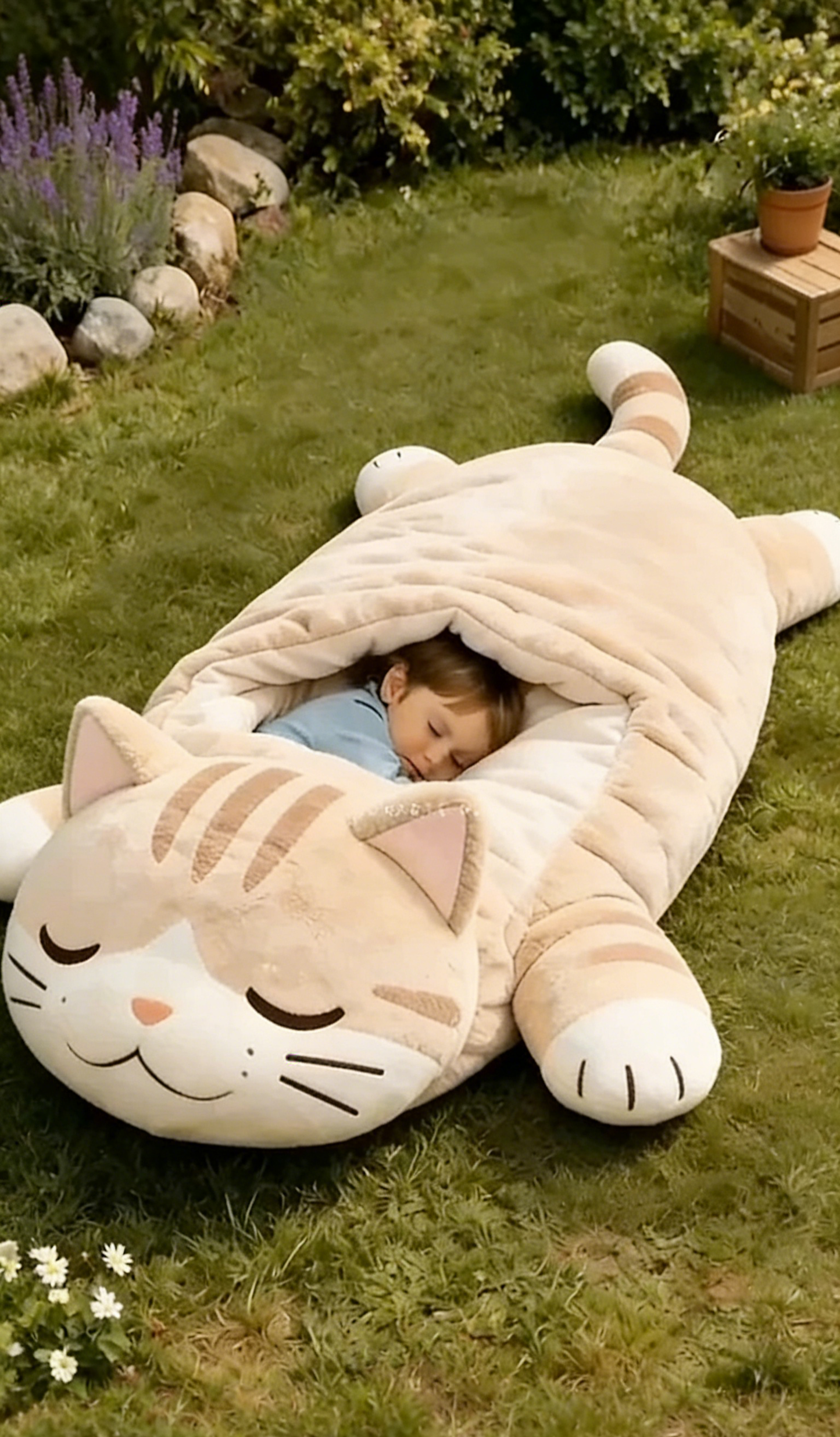 🔥Hot Sale 49% off🌟 Fluffy sleeping bag– Soft, Warm & Purrfectly Cozy😴💤