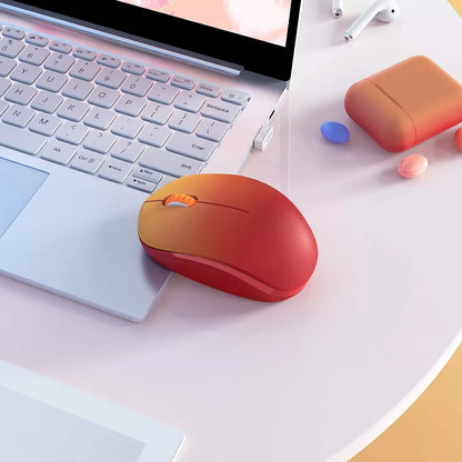 seenda Wireless Mouse, 2.4G Noiseless Mouse with USB Receiver - Portable Computer Mice for PC, Tablet, Laptop with Windows System - Mint Green