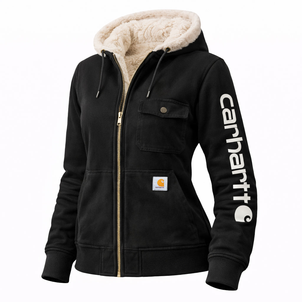 🔥𝗖𝗹𝗲𝗮𝗿𝗮𝗻𝗰𝗲 𝗦𝗮𝗹𝗲🌟Women's Hooded Sherpa Lined Jacket