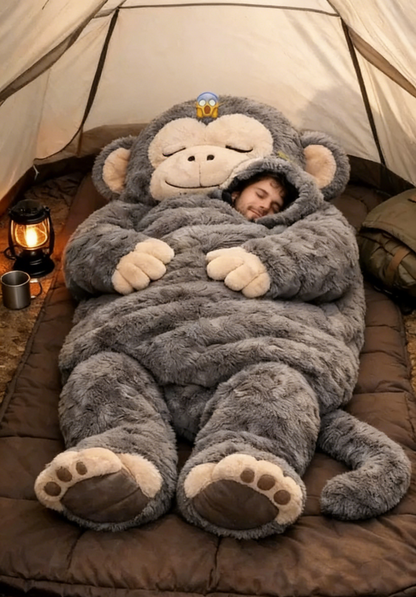 🔥Hot Sale 49% off🌟 Fluffy sleeping bag– Soft, Warm & Purrfectly Cozy😴💤