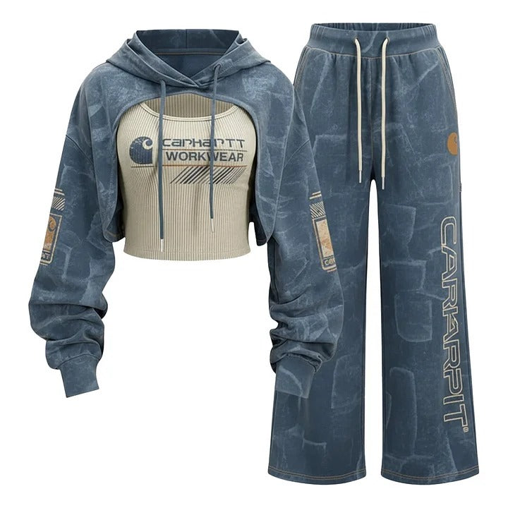 🔥𝗖𝗹𝗲𝗮𝗿𝗮𝗻𝗰𝗲 𝗦𝗮𝗹𝗲🌟Women's Casual Athletic Tracksuit Outfit