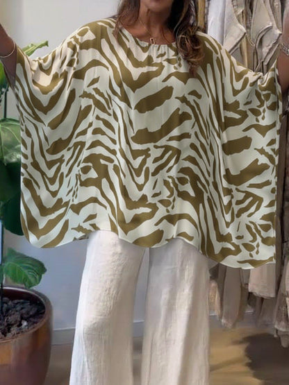 🔥Summer Arrivals🌟Loose-fitting Casual Printed Top