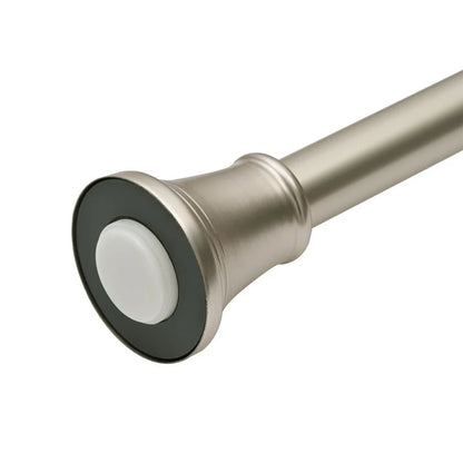 Utopia Alley Adjustable 72-Inch Shower Curtain Tension Rod - Rust-Proof Aluminum with Rubber End Cap, No Drill Installation