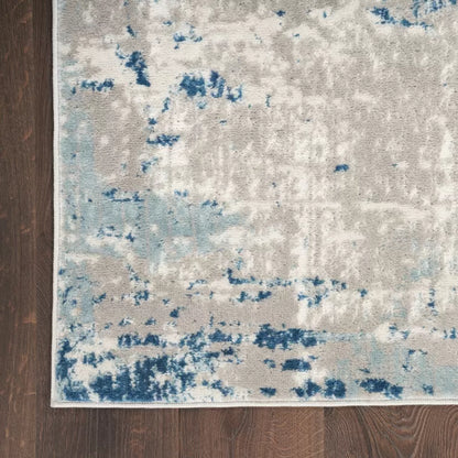Addie Slate Gray/Light Beige/Ivory Rug