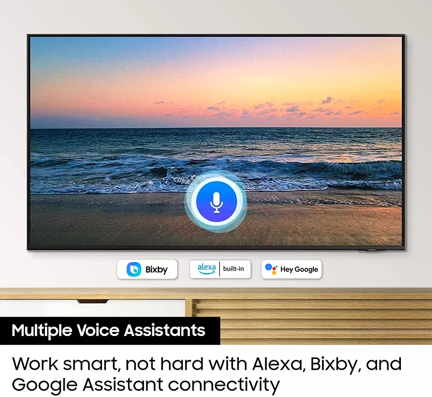 85-Inch Class Crystal 4K UHD AU8000 Series HDR, 3 HDMI Ports, Motion Xcelerator, Tap View, PC on TV, Q Symphony, Smart TV with Alexa Built-In (UN85AU8000FXZA, 2021 Model)