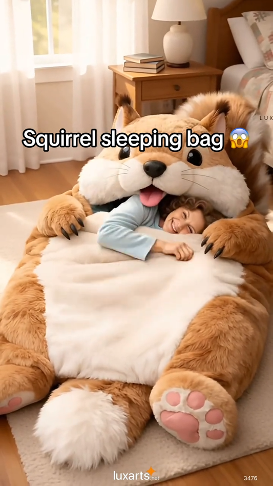 🔥Hot Sale 49% off🌟 Fluffy sleeping bag– Soft, Warm & Purrfectly Cozy😴💤