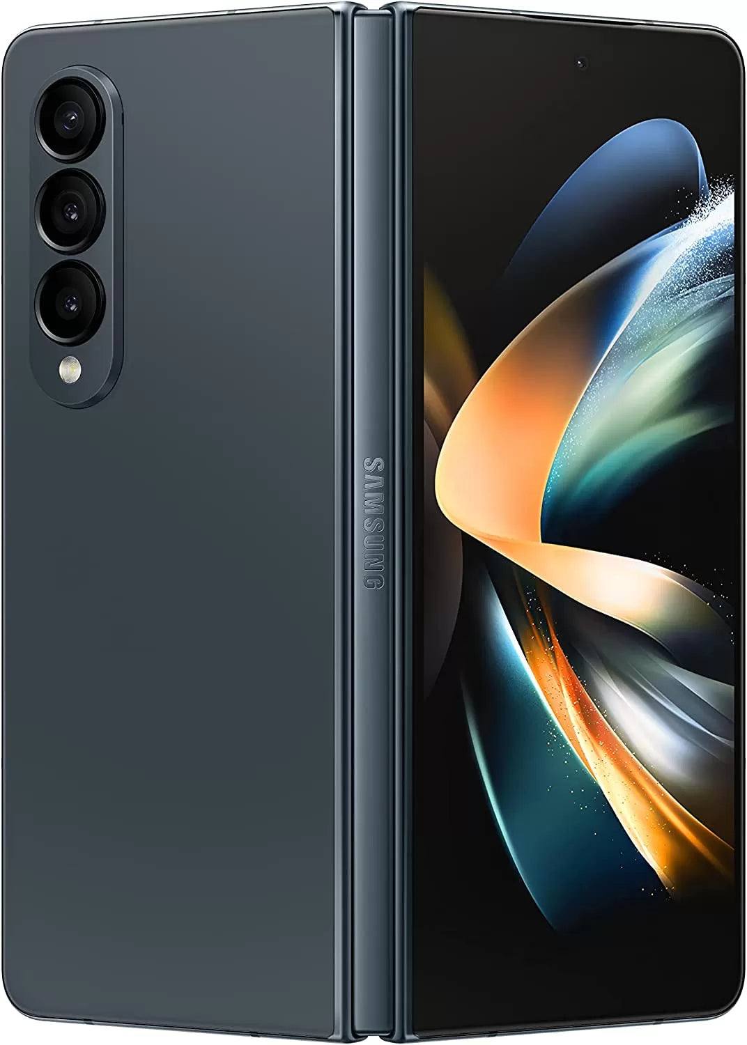 Galaxy Z Fold 4 Cell Phone, Factory Unlocked Android Smartphone, 256GB, Flex Mode, Hands Free Video, Multi Window View, Foldable Display, S Pen Compatible, US Version, 2022, Beige
