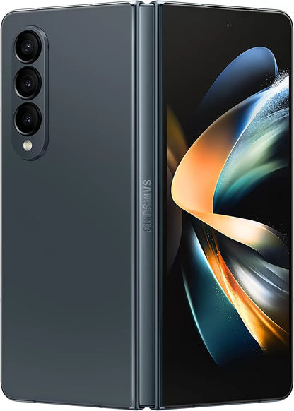 Galaxy Z Fold 4 Cell Phone, Factory Unlocked Android Smartphone, 256GB, Flex Mode, Hands Free Video, Multi Window View, Foldable Display, S Pen Compatible, US Version, 2022, Beige