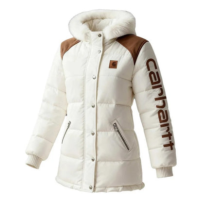 🔥𝗖𝗹𝗲𝗮𝗿𝗮𝗻𝗰𝗲 𝗦𝗮𝗹𝗲🌟Winter White Puffer Jacket with Fur Trim