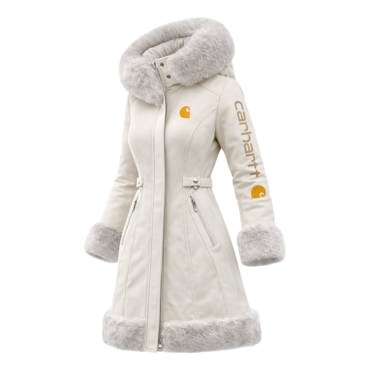 🔥𝗖𝗹𝗲𝗮𝗿𝗮𝗻𝗰𝗲 𝗦𝗮𝗹𝗲🌟Women's Black and White Color-Blocked Fleece Winter Coat