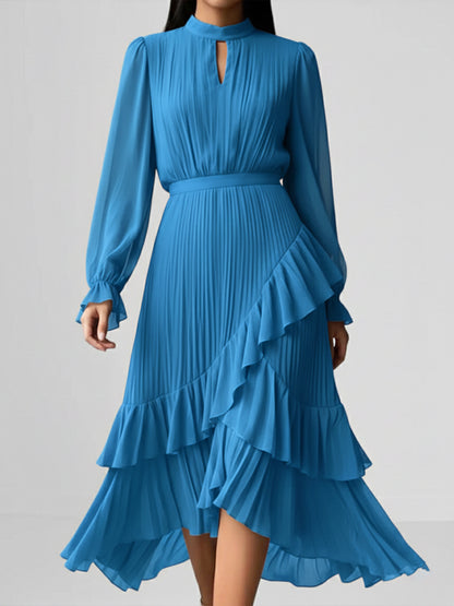 🔥Summer Arrivals🌟Elegant Pleated Chiffon Dress