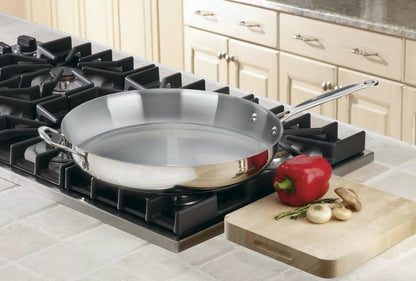 Stainless Steel 17-Piece Set Chef's-Classic-Stainless-Cookware-Collection