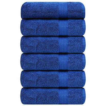 Superior Cotton 600 GSM Hand Towels 18x28 Inch by Ample Decor - 6 Pcs
