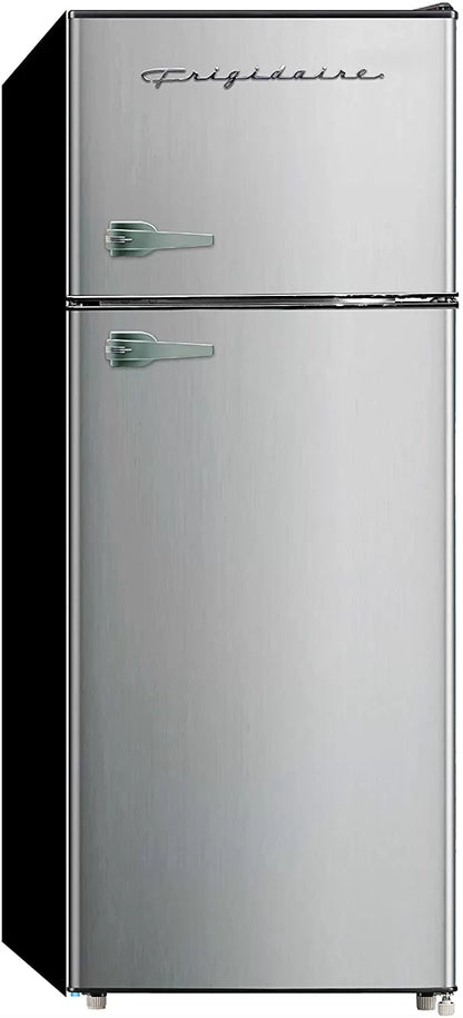 Frigidaire EFR451 2 Door Refrigerator/Freezer, 4.6 cu ft, Platinum Series, Stainless Steel, Double