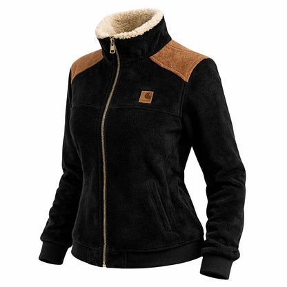 🔥𝗖𝗹𝗲𝗮𝗿𝗮𝗻𝗰𝗲 𝗦𝗮𝗹𝗲🌟Women's Retro Patchwork Plush Jacket