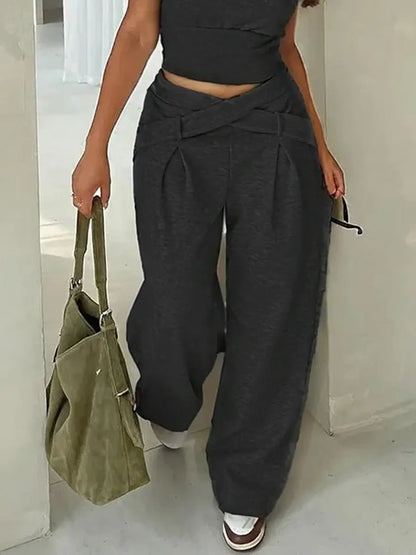 🔥Summer Arrivals🌟Women's Fashion Casual Solid Color Cotton Pants