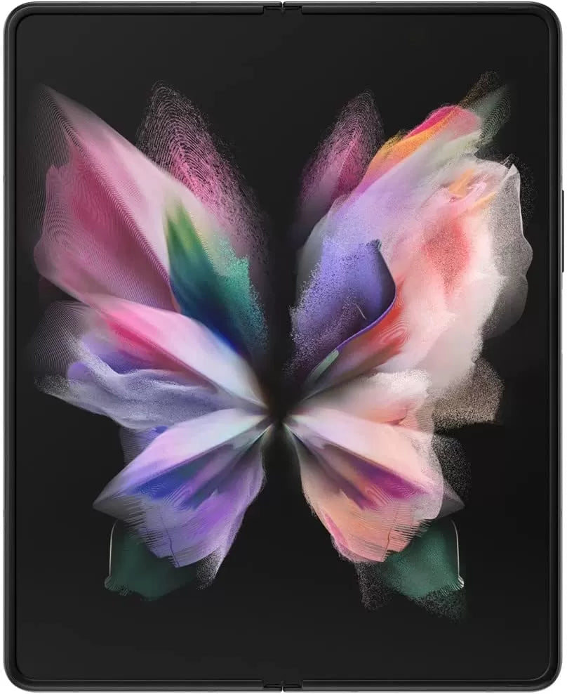 Galaxy Z Fold 3 5G Factory Unlocked Android Cell Phone US Version Smartphone Foldable Dual Screen Under Display Camera 256GB Storage, Phantom Black (Renewed)