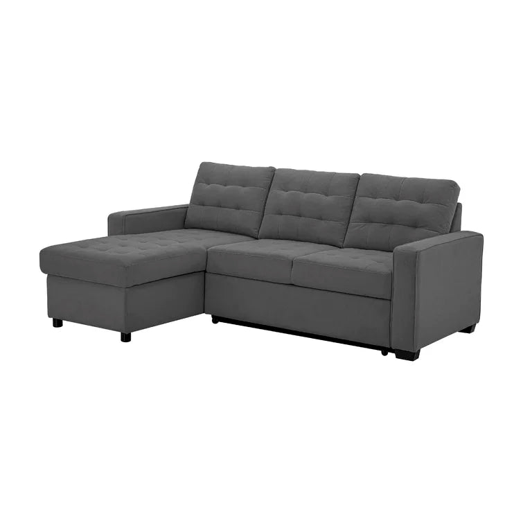 Serta Bryson 89.7" Reversible Convertible Sleeper Sofa & Chaise with Storage