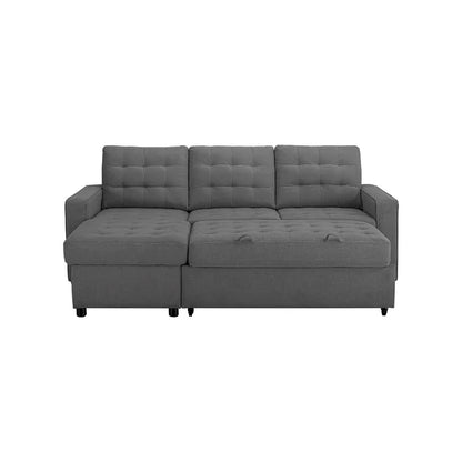 Serta Bryson 89.7" Reversible Convertible Sleeper Sofa & Chaise with Storage