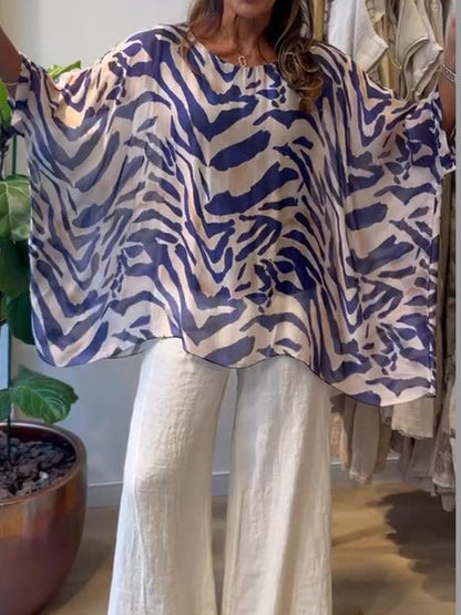 🔥Summer Arrivals🌟Loose-fitting Casual Printed Top