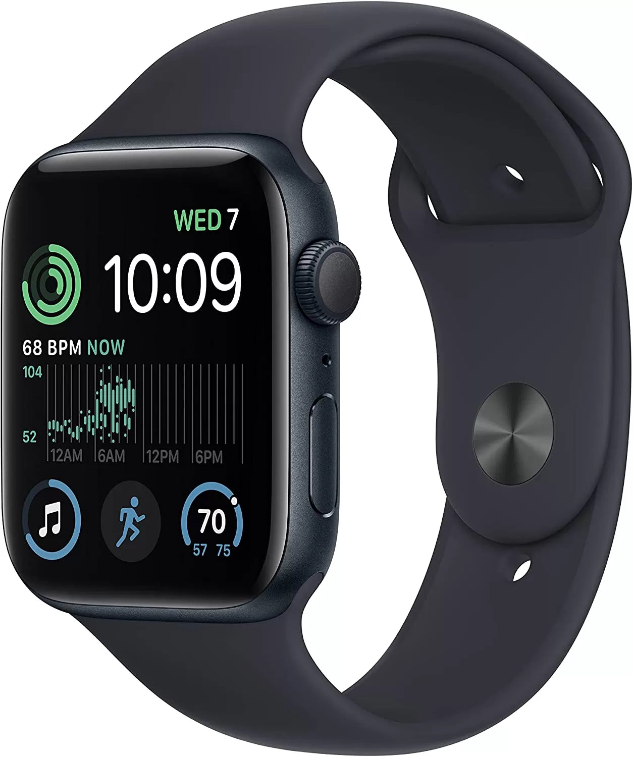 Watch SE (2nd Gen) [GPS 40mm] Smart Watch w/Starlight Aluminum Case & Starlight Sport Band - S/M. Fitness & Sleep Tracker, Crash Detection, Heart Rate Monitor, Retina Display, Water Resistant