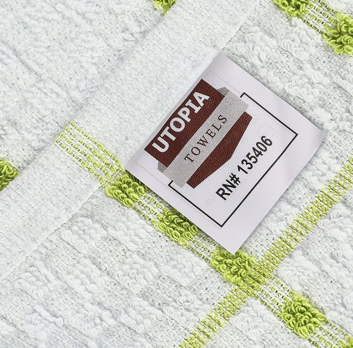 Kitchen Towels 12 Pack, 15 x 25 Inches, 100% Ring Spun Cotton Super Soft and Absorbent Linen Dish Towels, Tea Towels and Bar Towels Set (Black)