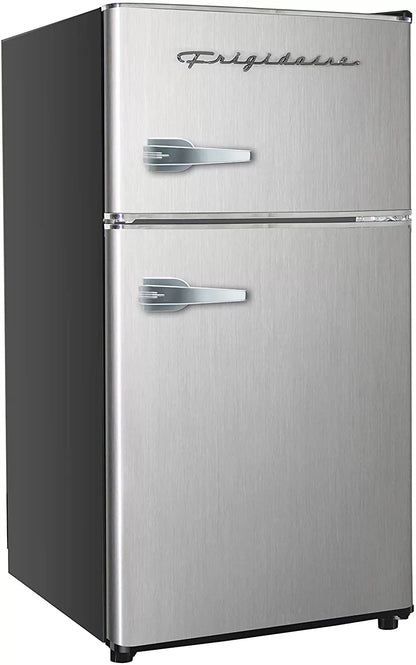Frigidaire EFR451 2 Door Refrigerator/Freezer, 4.6 cu ft, Platinum Series, Stainless Steel, Double