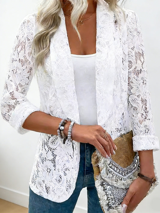 🔥Summer Arrivals🌟Women's Lace Shirt Jacket