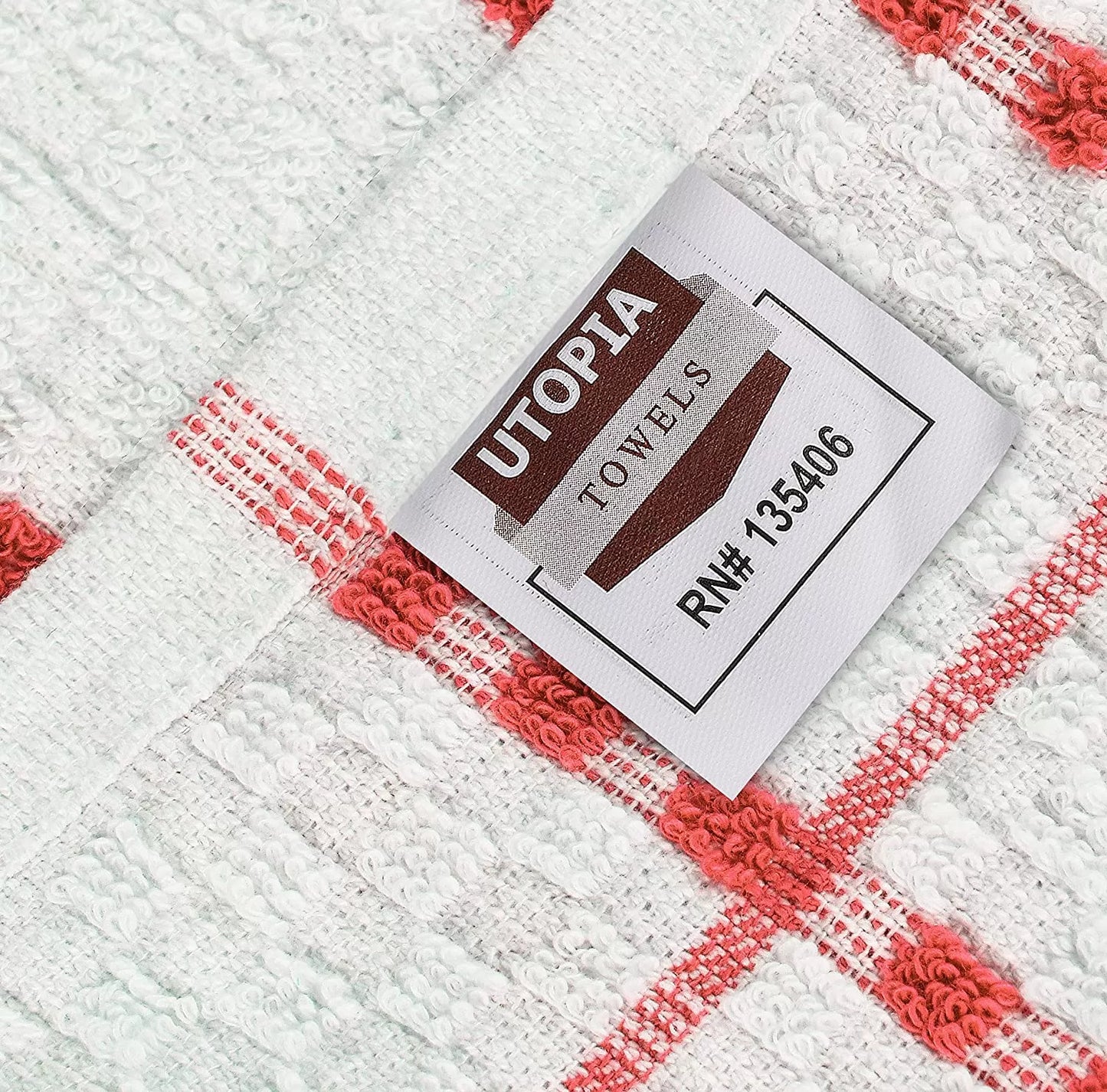 Kitchen Towels 12 Pack, 15 x 25 Inches, 100% Ring Spun Cotton Super Soft and Absorbent Linen Dish Towels, Tea Towels and Bar Towels Set (Black)