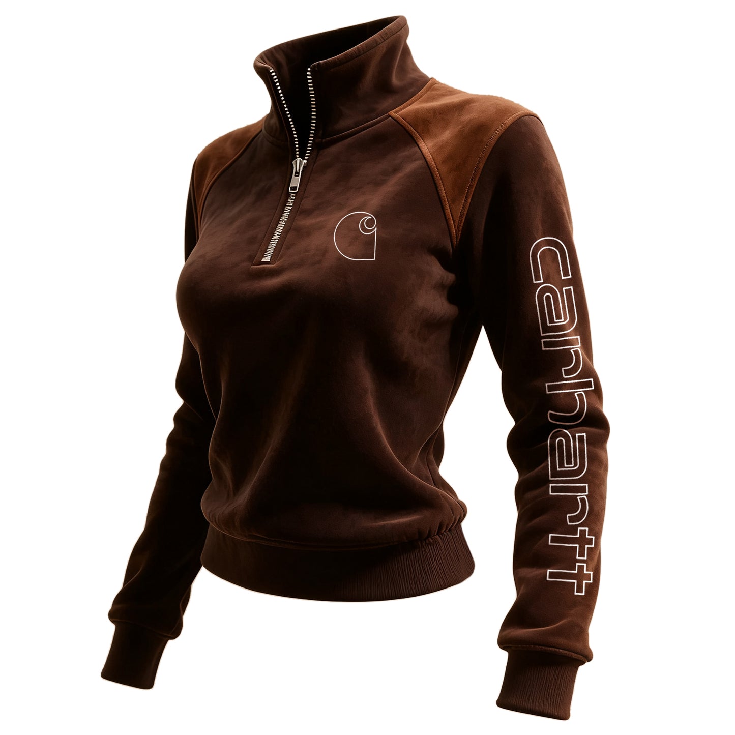 🔥𝗖𝗹𝗲𝗮𝗿𝗮𝗻𝗰𝗲 𝗦𝗮𝗹𝗲🌟Women's Retro Western Style Contrast Panel Stand Collar Sweatshirt